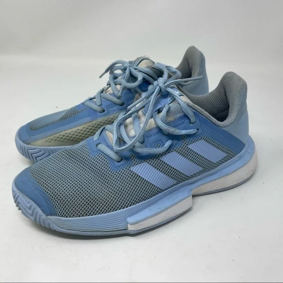 adidas gazelle silver green womens Adidas SoleMatch Bounce Black Womens Tennis Shoes – Pickleball-Paddles.com main image 1